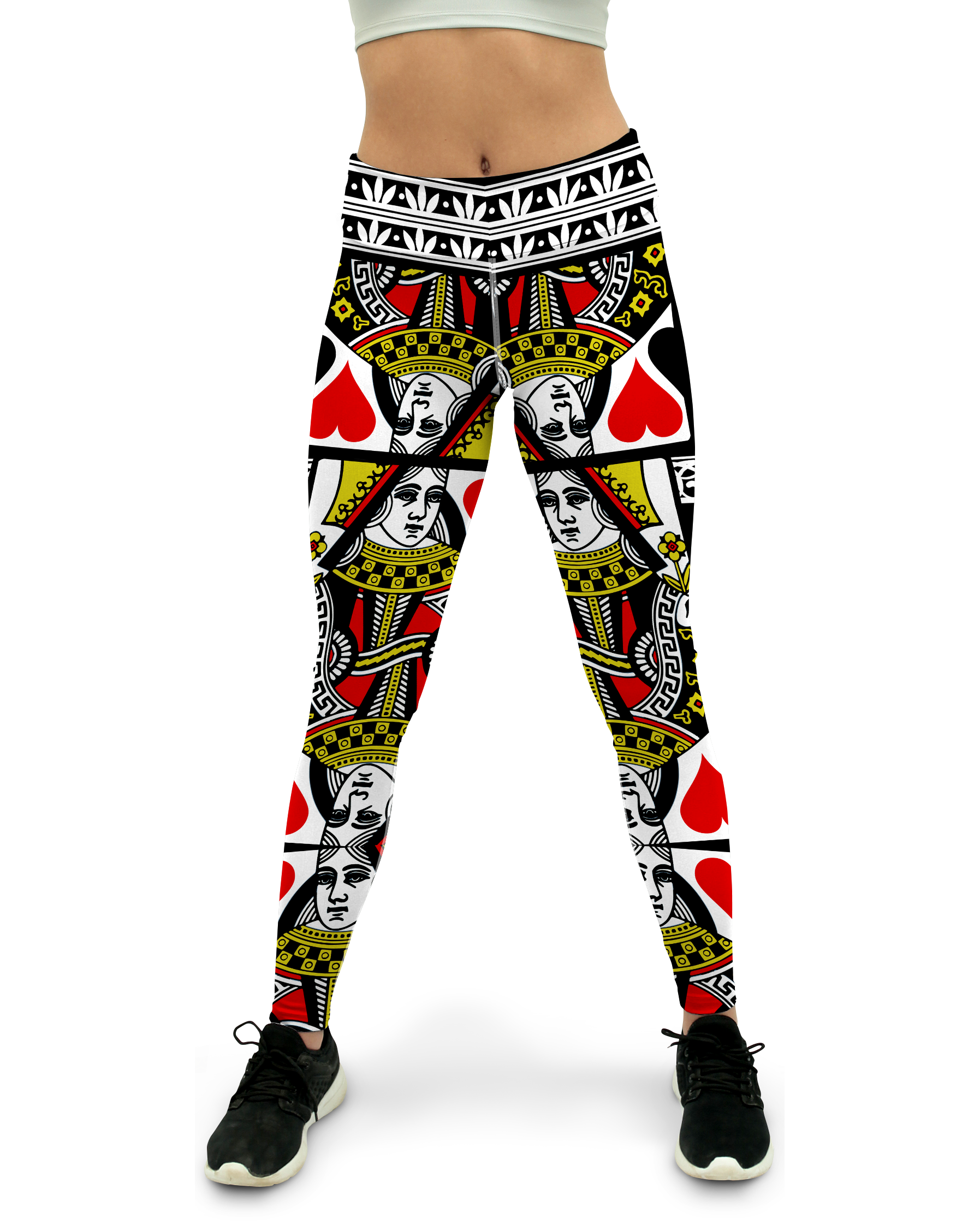 Queen of Hearts Yoga Pants - Gearbunch