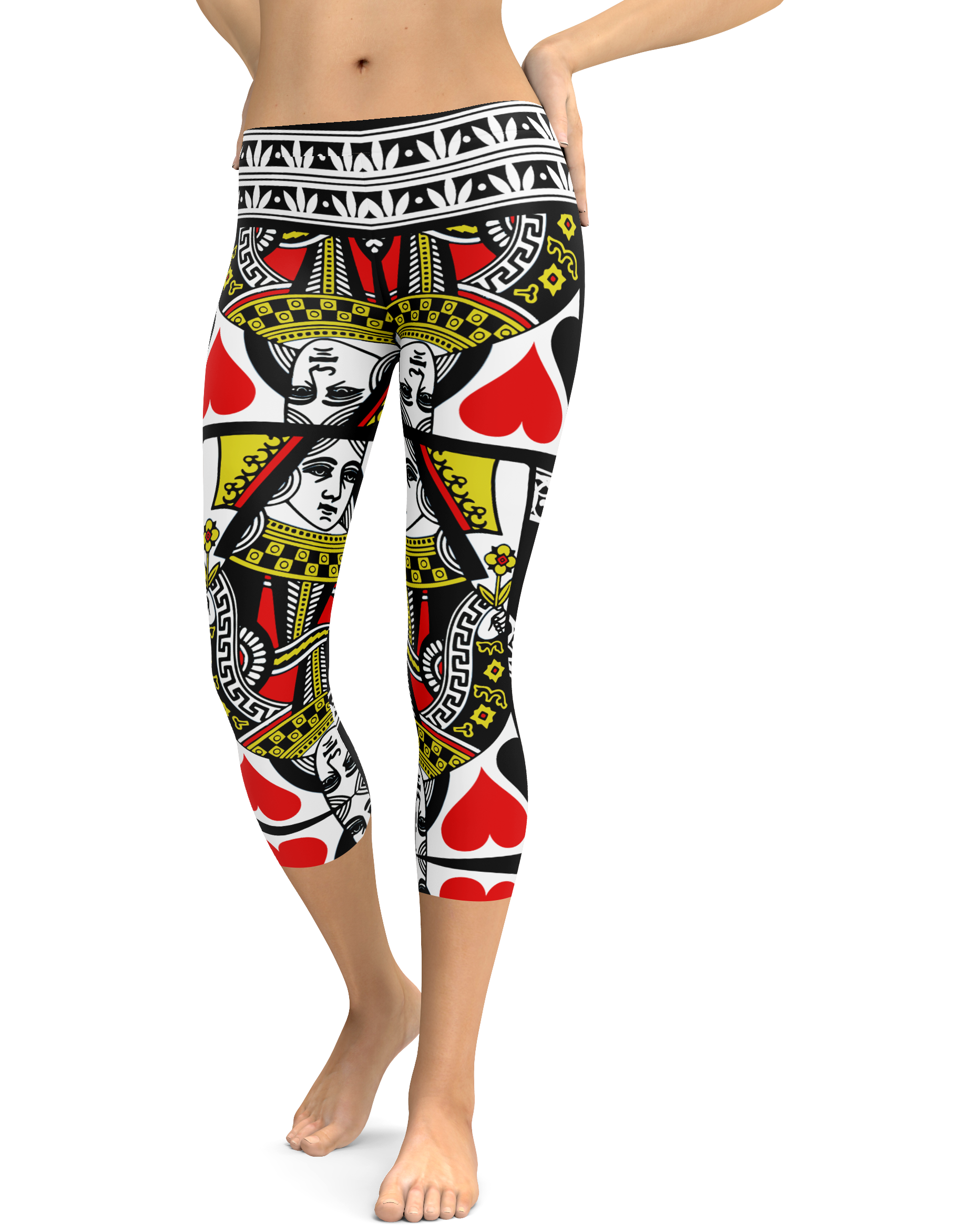 Queen of Hearts Capris- Gearbunch