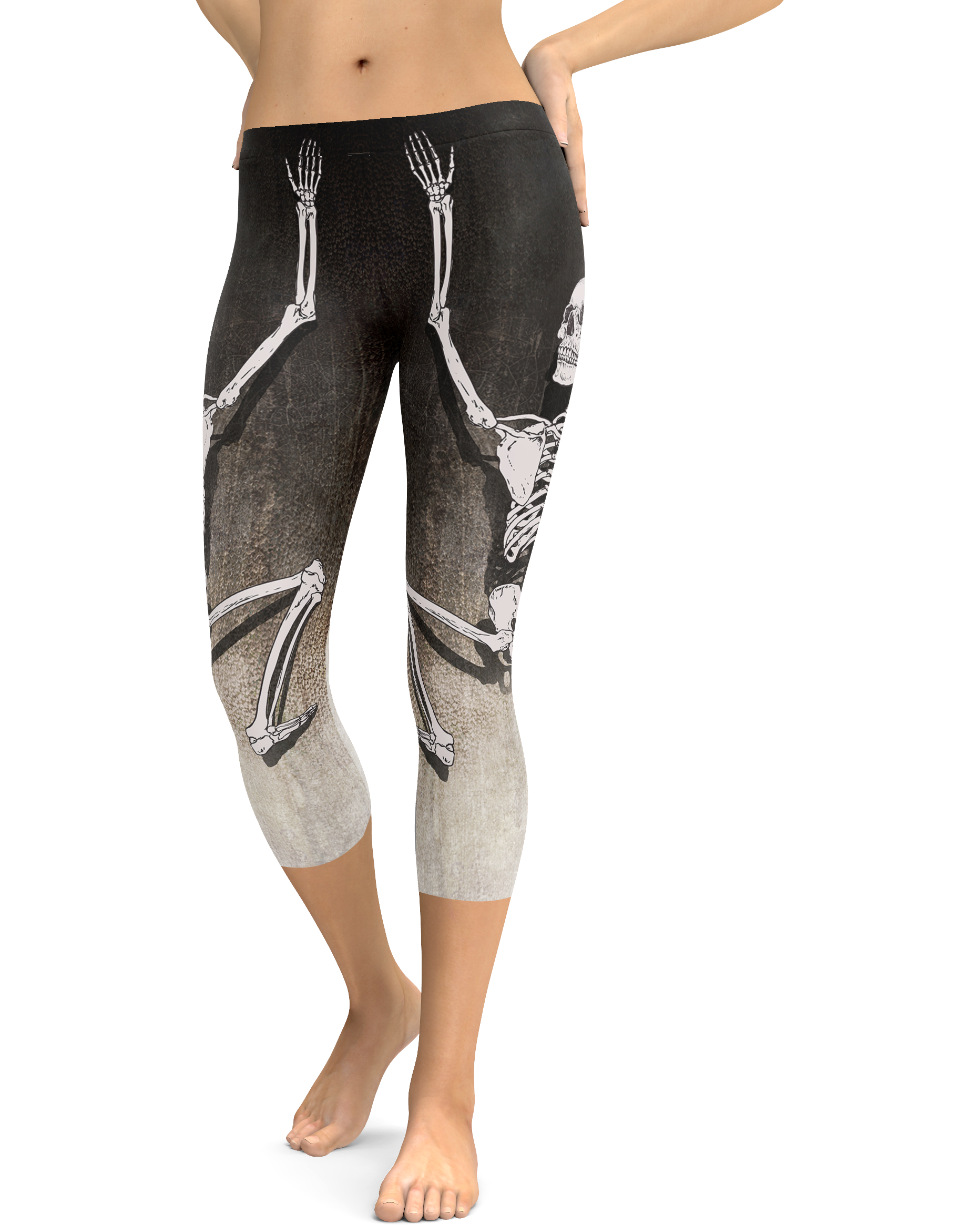 Climbing Skeleton Capris - Gearbunch