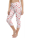 Red Hearts Yoga Capris - Gearbunch