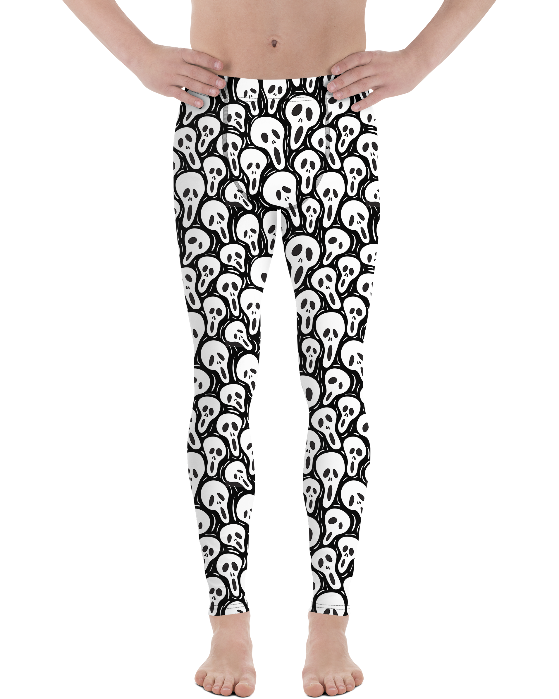 Ghost Face Meggings - Gearbunch Men's Leggings