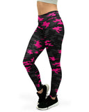 Camo Yoga Pants Pink Camo Hot Yoga Pink Camouflage High Waist Pant Fold Over  Capri Sxfitness USA -  Canada