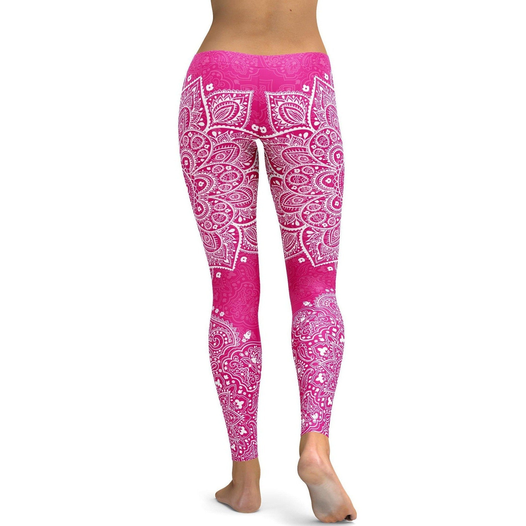 Hot_Pink_Mandala_Leggings_Yoga_Pants_Printed_Pink_Leggings 