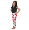 Red Heart Shaped Balloons Kid's Leggings - Gearbunch