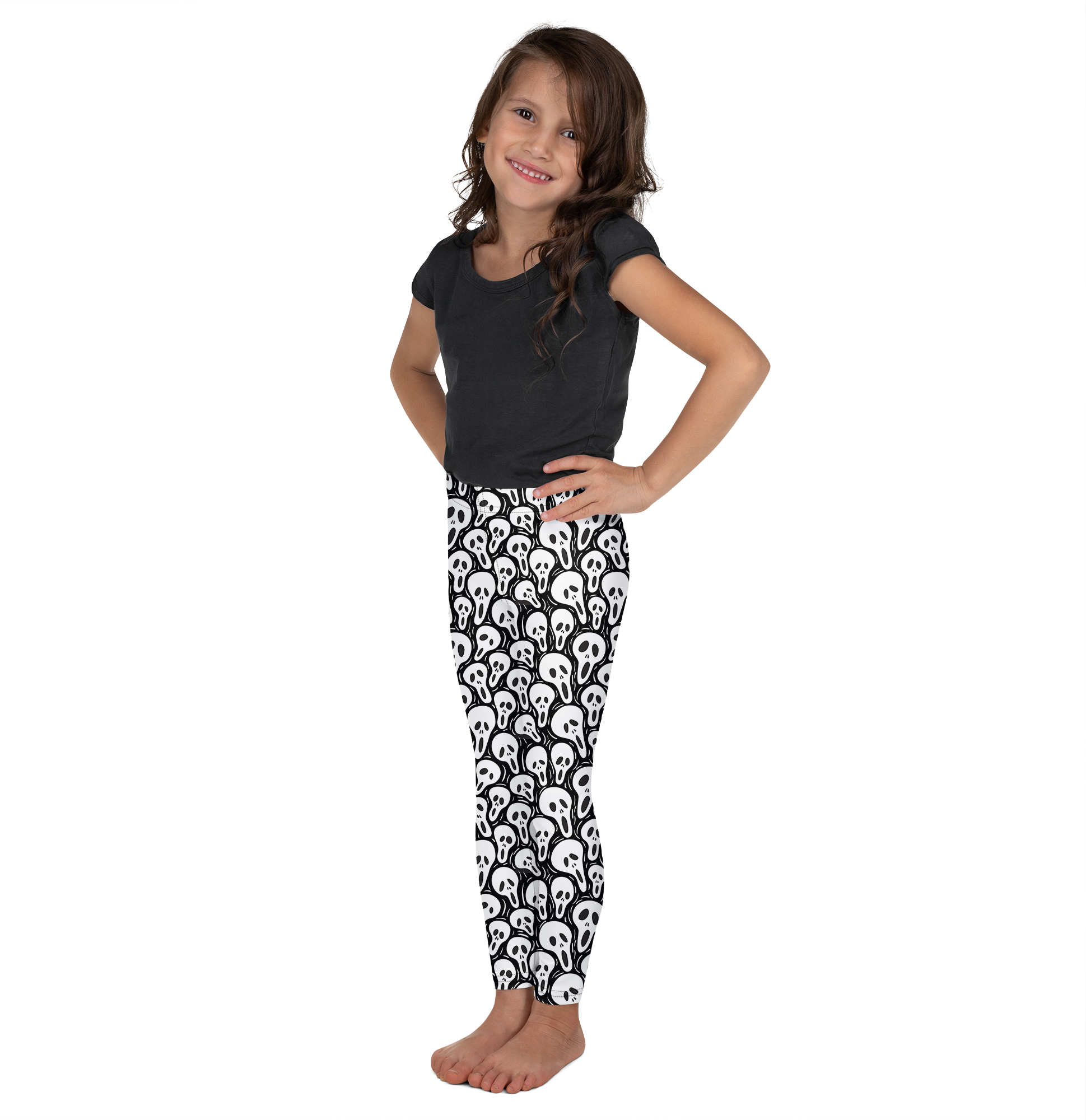 Ghost Face Kid's Leggings - Gearbunch