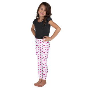 Pink Hearts Kid's Leggings - Gearbunch