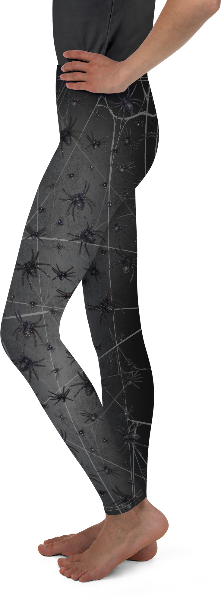 Crawling Spider Youth Leggings - Gearbunch