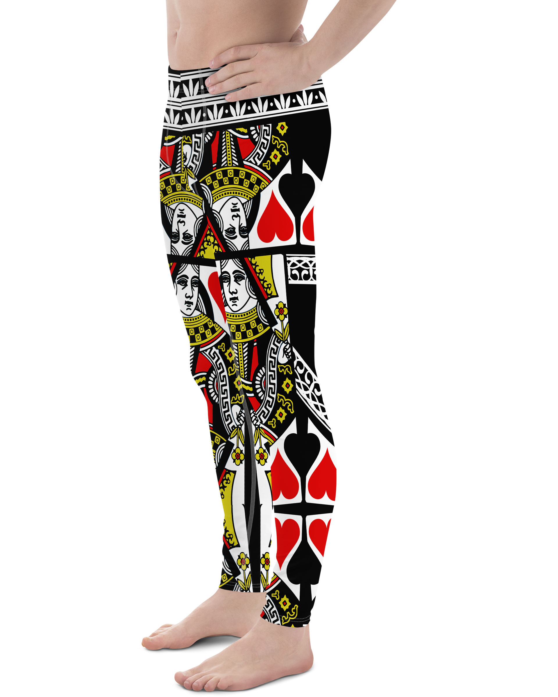 Queen of Hearts Meggings - Gearbunch Mens Leggings