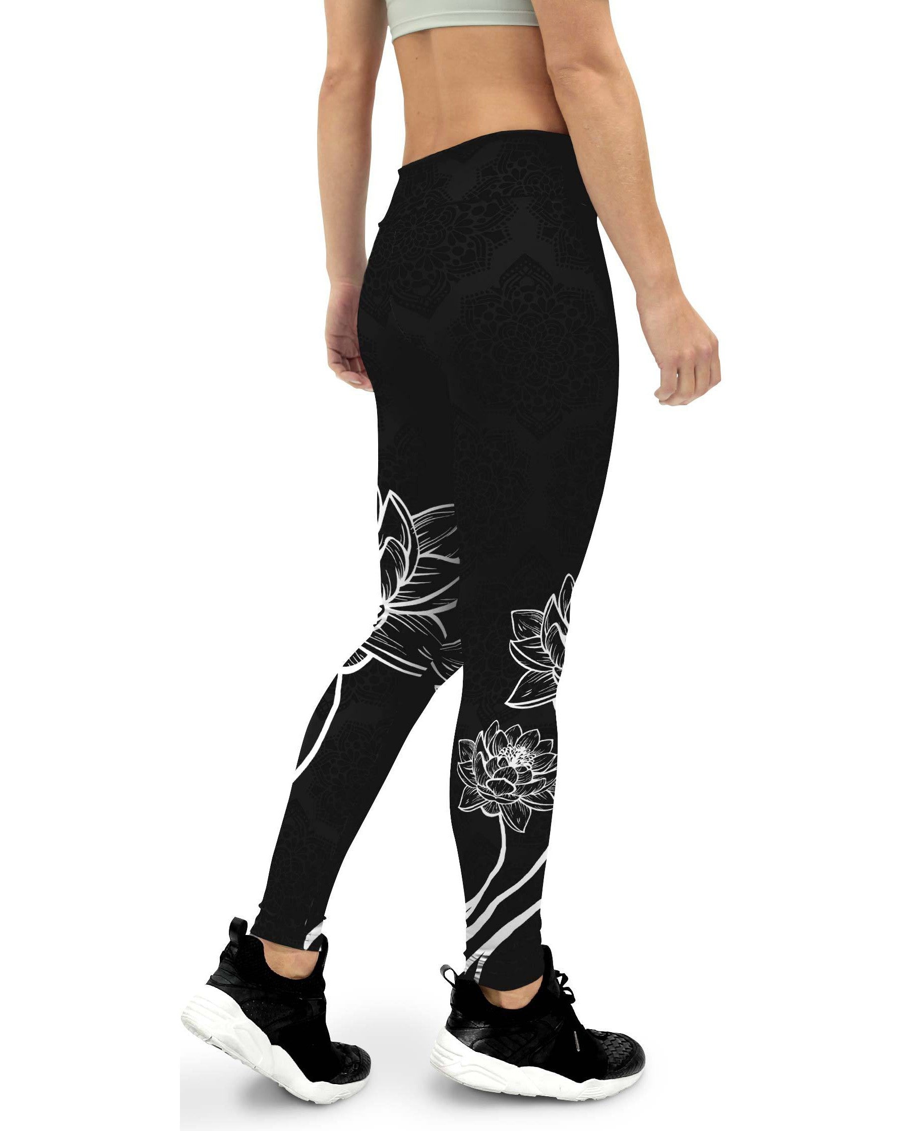 Lotus Black Yoga Pants - Gearbunch