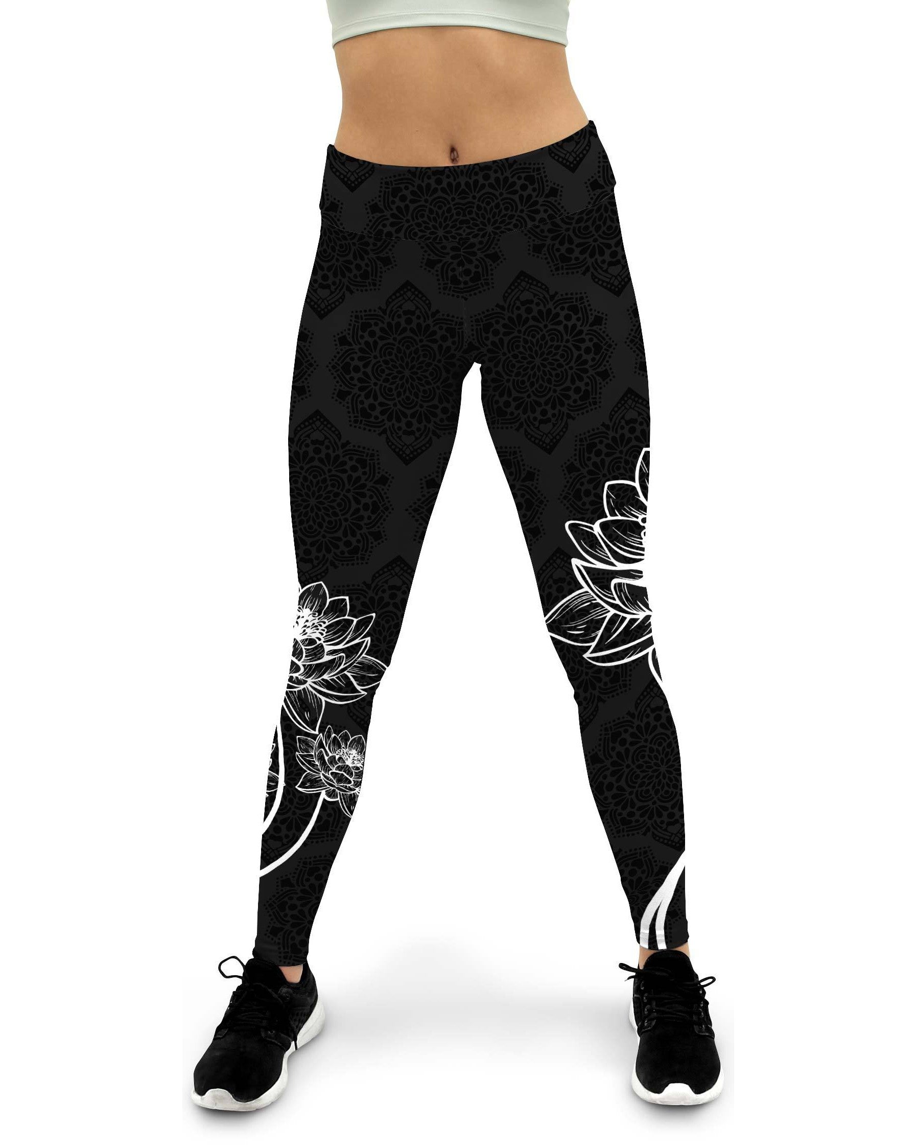 Lotus Black Yoga Pants - Gearbunch