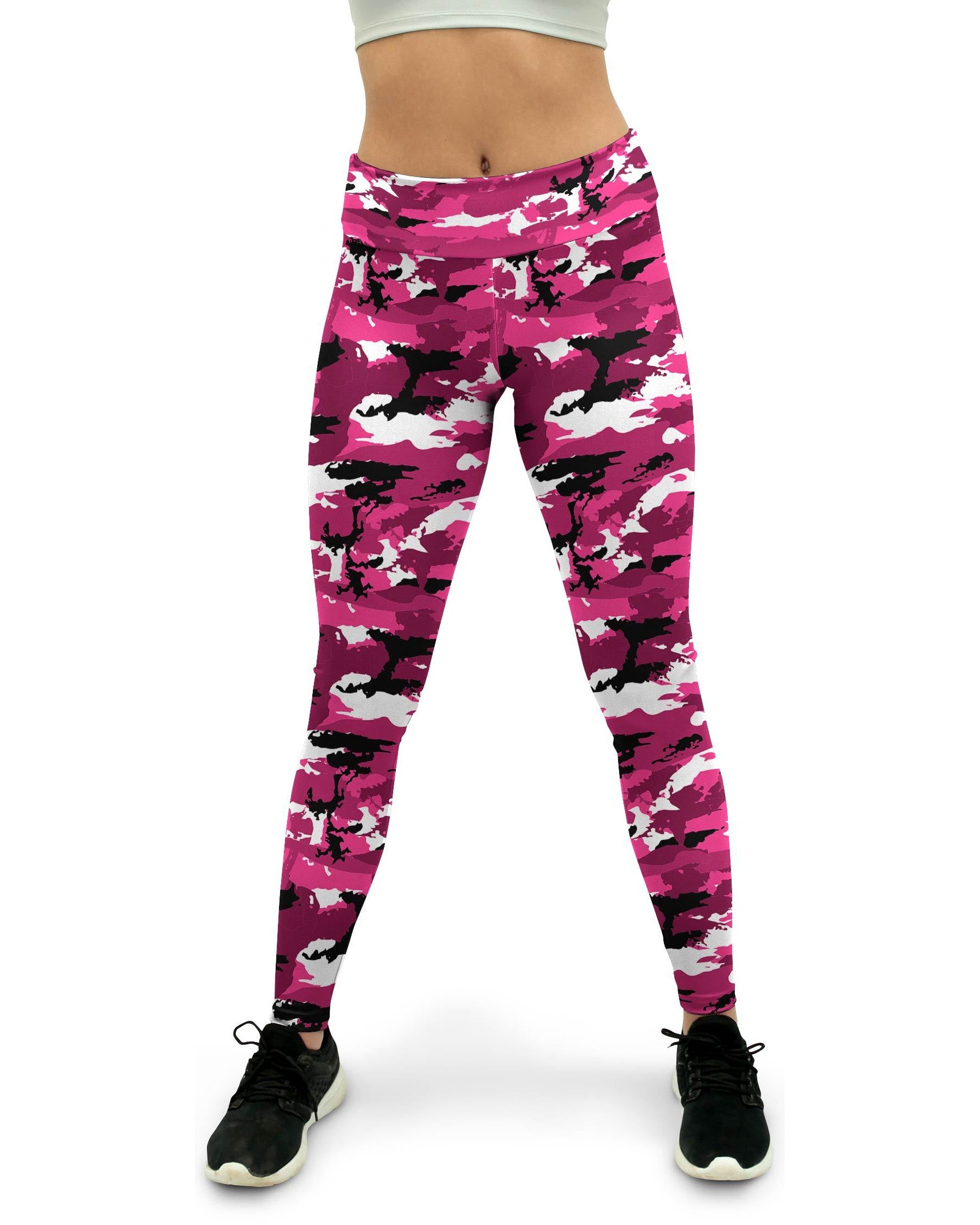 Pink Camo Womens Yoga Pants Gearbunch