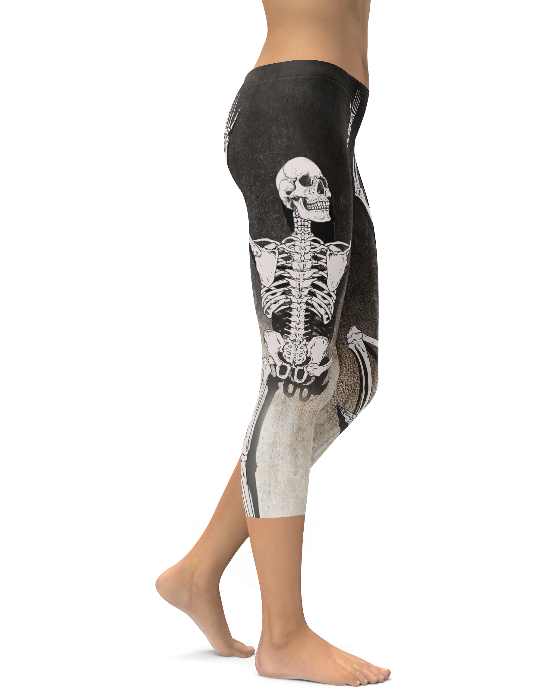 Climbing Skeleton Capris - Gearbunch