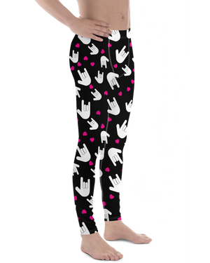 Sign Language I Love You Meggings - Gearbunch Men's Leggings