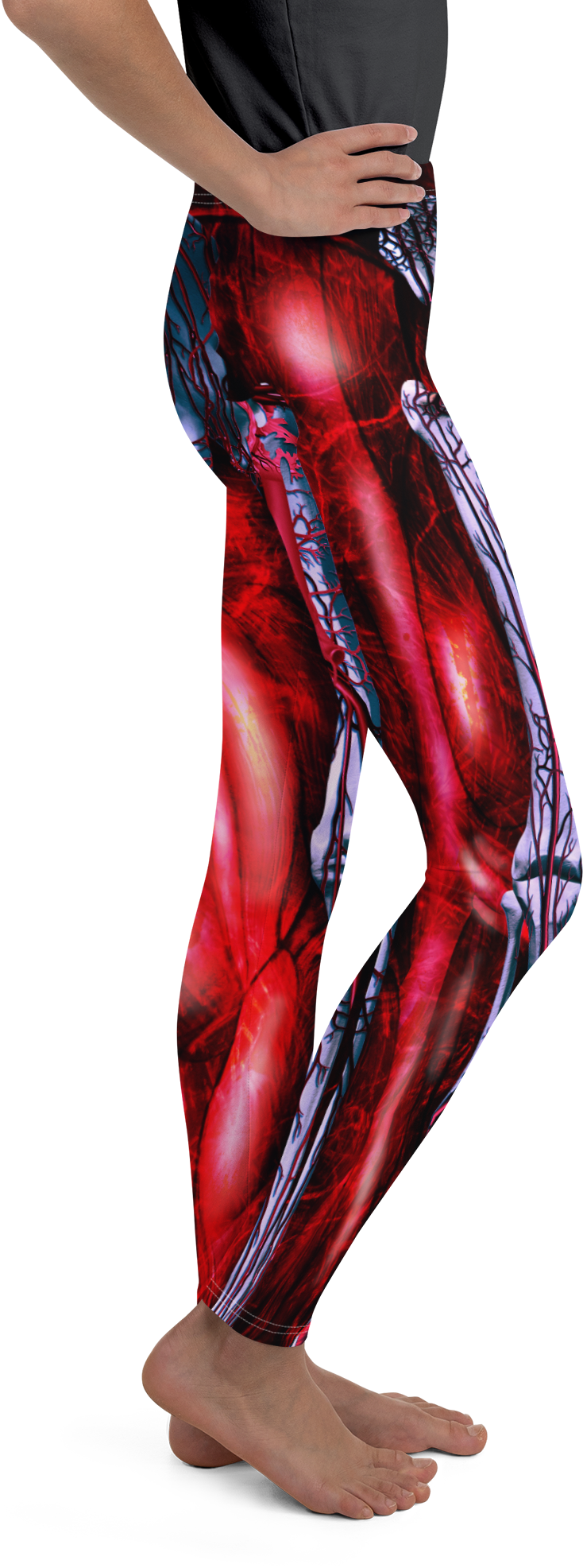 Blooded Muscles Horror Youth Leggings - Gearbunch