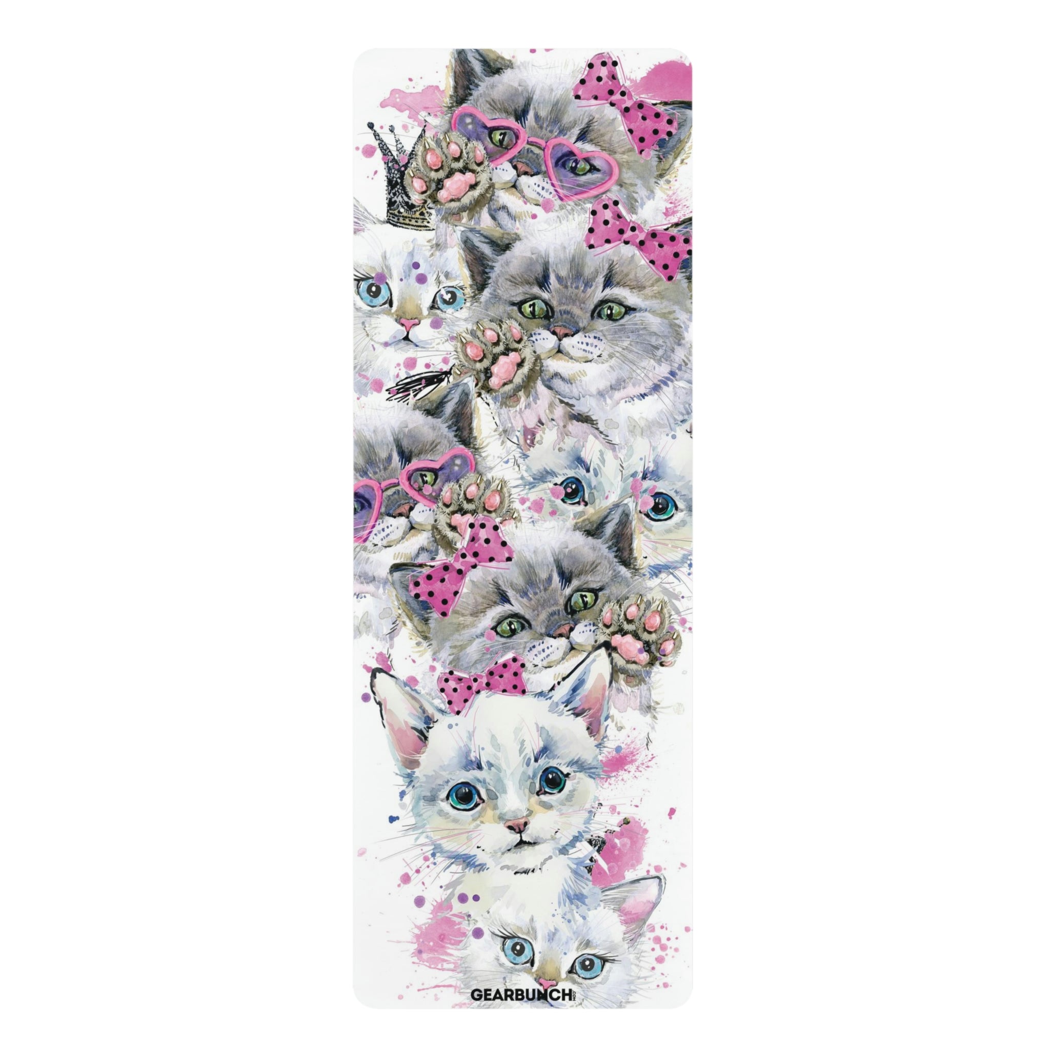 GearBunch Cute Kitties Yoga Mat