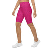 Womens Bike Shorts Pink Black Line | Gearbunch.com