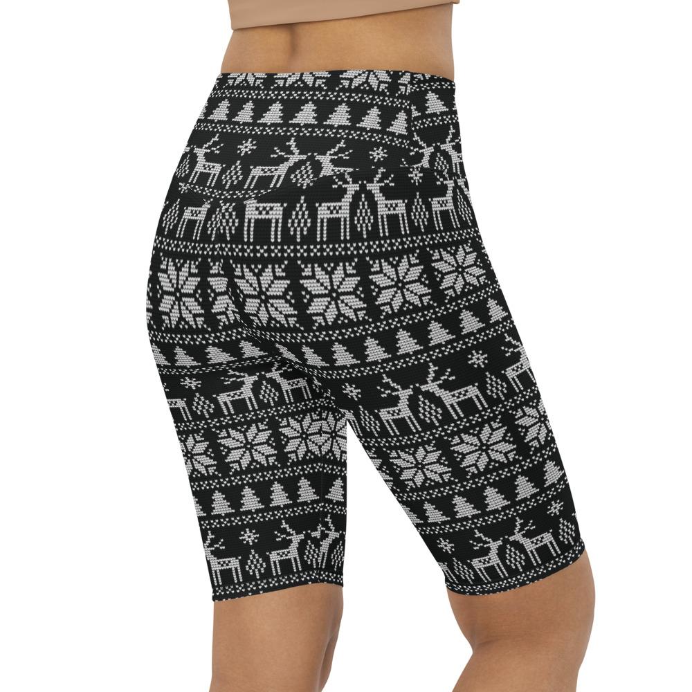 B&W Ugly Christmas Yoga Pants