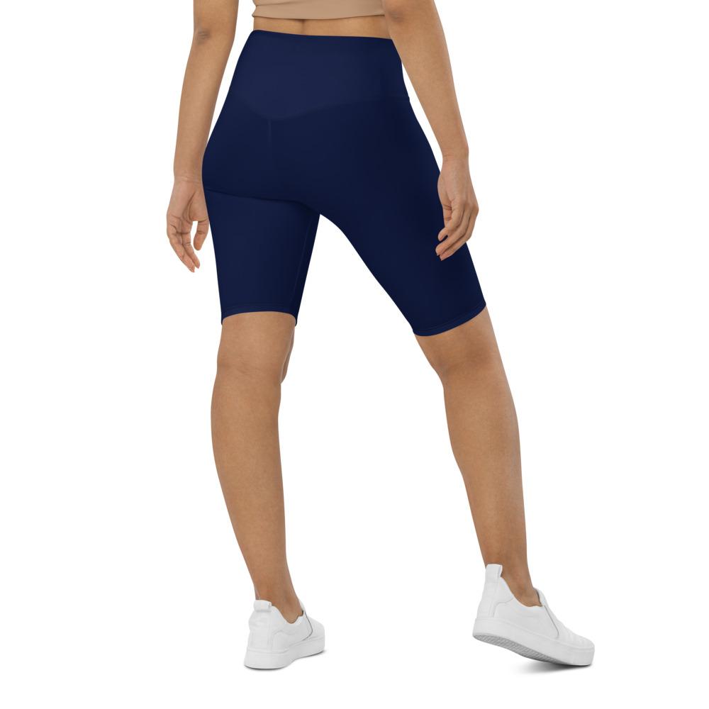 Womens Solid Ocean Blue Bike Shorts | Gearbunch.com 