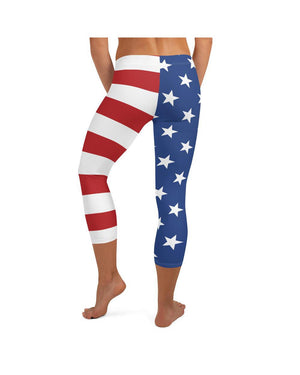 USA Stars & Stripes Capris Gearbunch