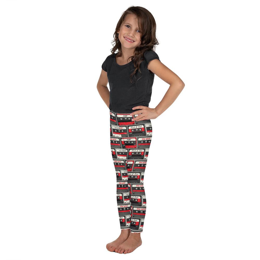 Retro Cassette Tapes Kid's Leggings Gearbunch