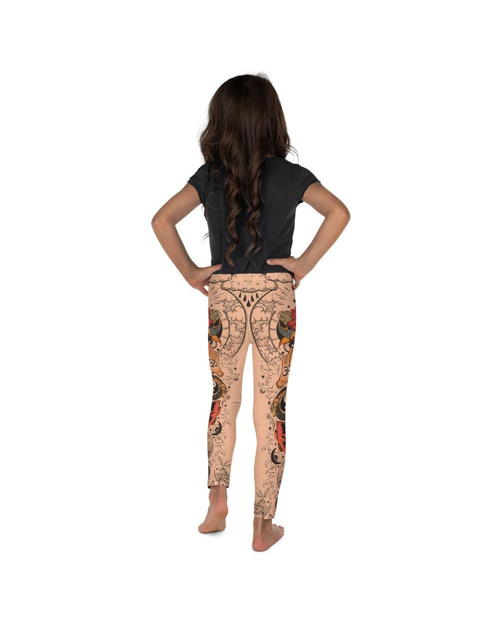 Tattooed Lotus Kid's Leggings Gearbunch