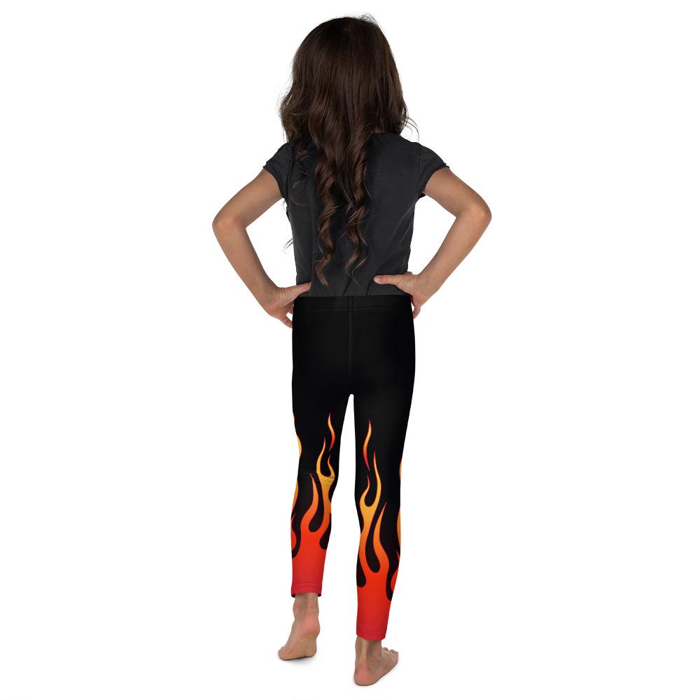 Flame Kid's Leggings Gearbunch