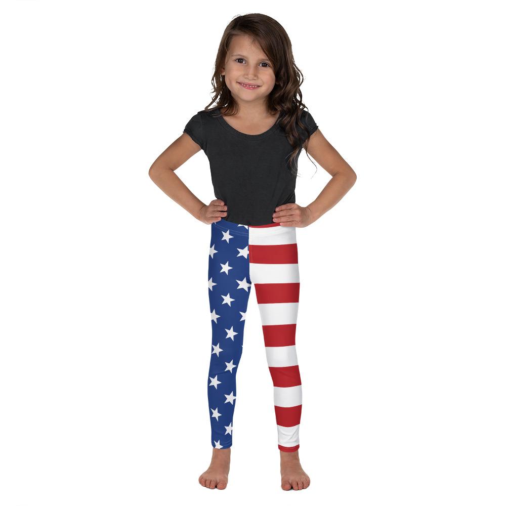 USA Stars & Stripes Kid's Leggings Gearbunch