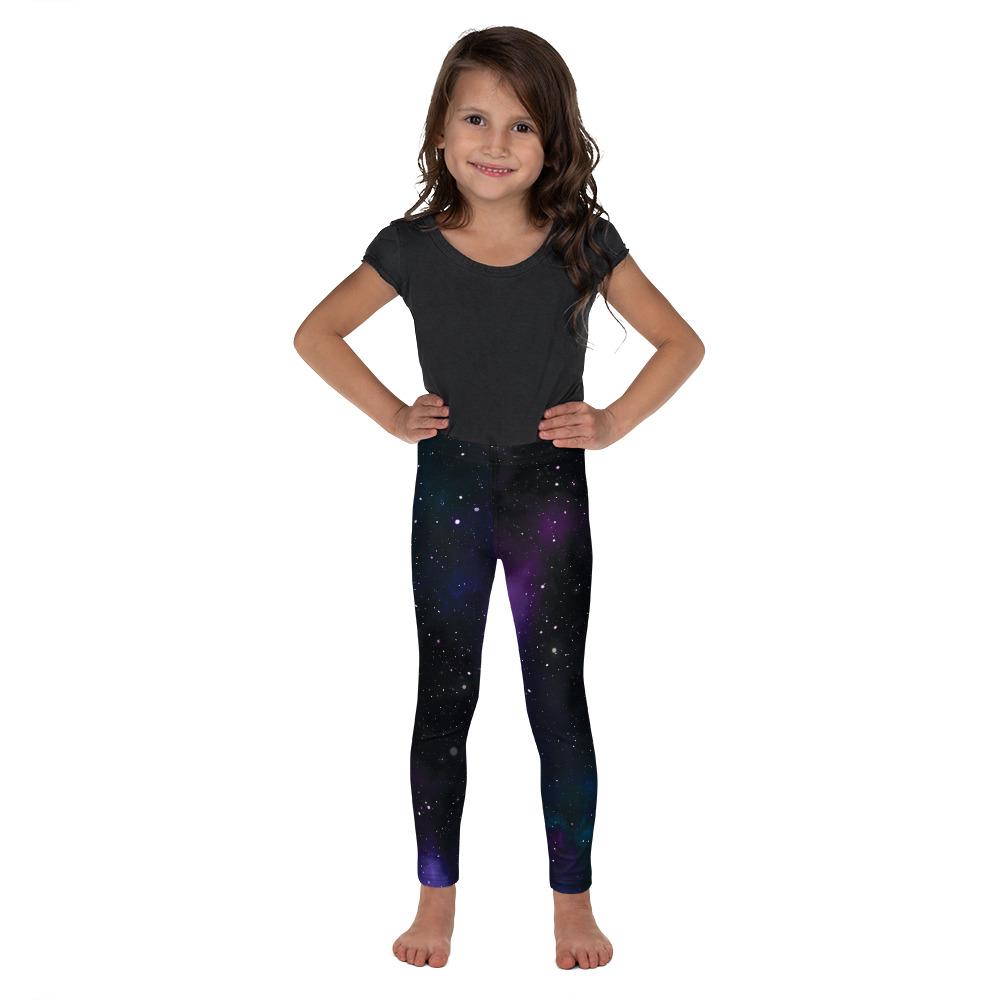 Purple Galaxy Kid's Leggings Gearbunch