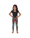 Kids Children Colorful Mandala Leggings Red/Blue | Gearbunch.com