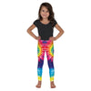 Kids Children Tie Dye Swirl Leggings Rainbow Blue/Pink | Gearbunch.com