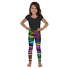 Kids Children Colorful Zebra Striped Leggings Rainbow | Gearbunch.com