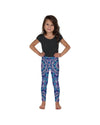 Kids Children Colorful Blue Mandala Leggings Purple | Gearbunch.com