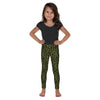 Kids Children Olive Green Leopard Skin Leggings | Gearbunch.com