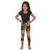 Kids Children Fall Floral Leggings Brown/Pink/Green | Gearbunch.com