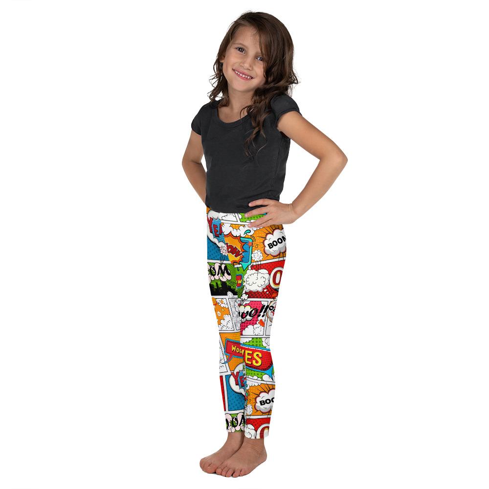 Comic Book Super Hero Kid's Leggings Gearbunch