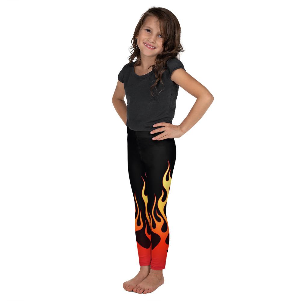 Flame Kid's Leggings Gearbunch