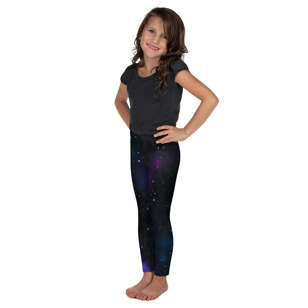 Purple Galaxy Kid's Leggings Gearbunch