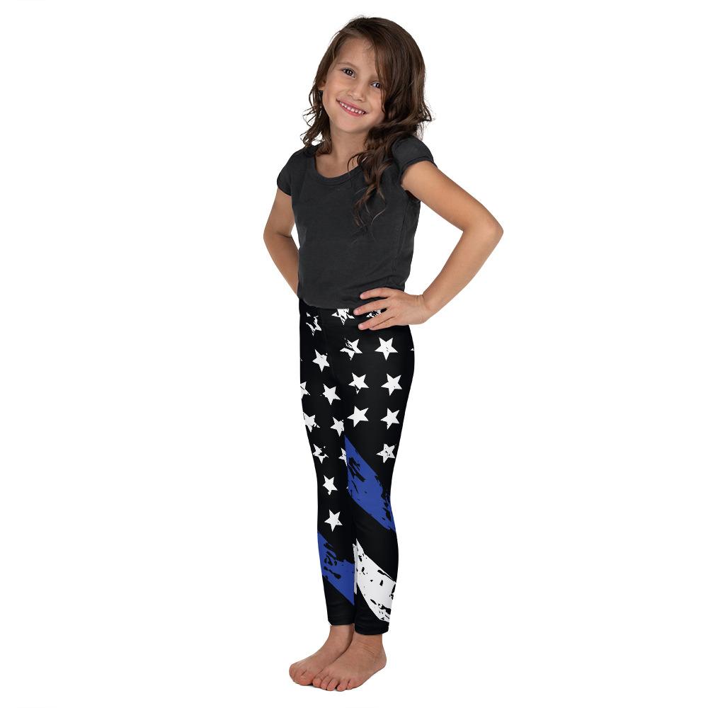 Thin Blue Line Kid's Leggings Gearbunch