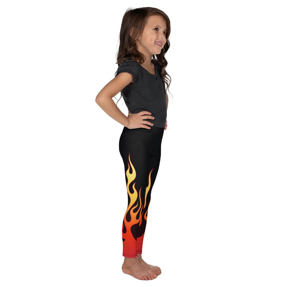 Flame Kid's Leggings Gearbunch