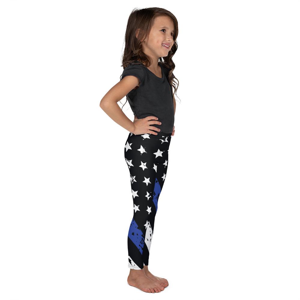 Thin Blue Line Kid's Leggings Gearbunch