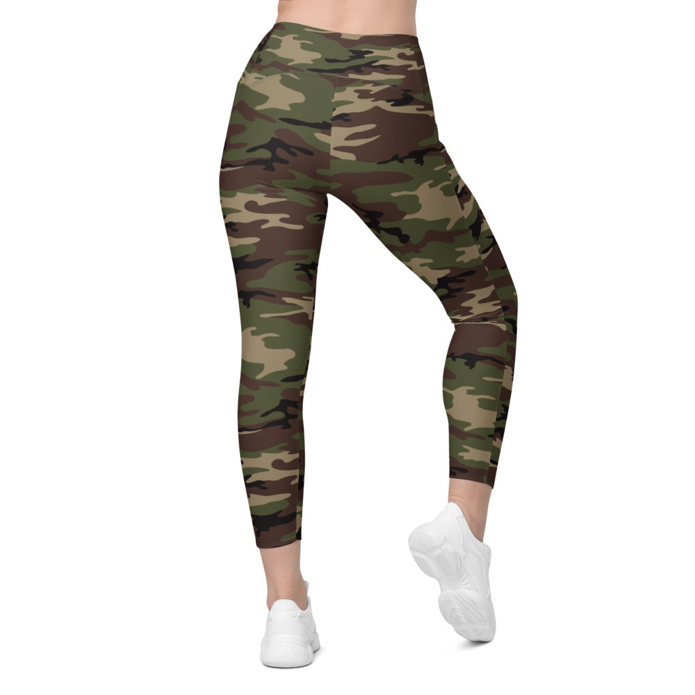 2022 Women Camouflage Fitness Military Army Green Leggings Workout Pants  Sporter Skinny Adventure Graffiti Slim Stretch Trouser