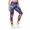 Womens Yoga Tropical Palm Trees Leggings with Pockets | Gearbunch.com