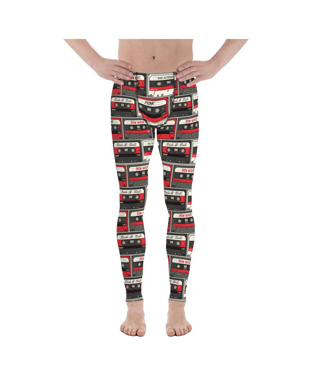 Retro Cassette Tapes Meggings Gearbunch Mens Leggings