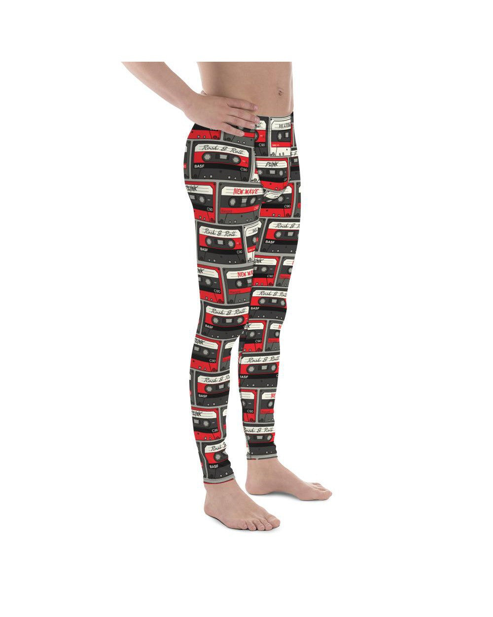 Retro Cassette Tapes Meggings Gearbunch Mens Leggings