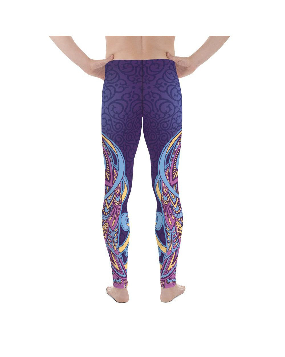 Ornamental Peacock Meggings Gearbunch Men's Leggings