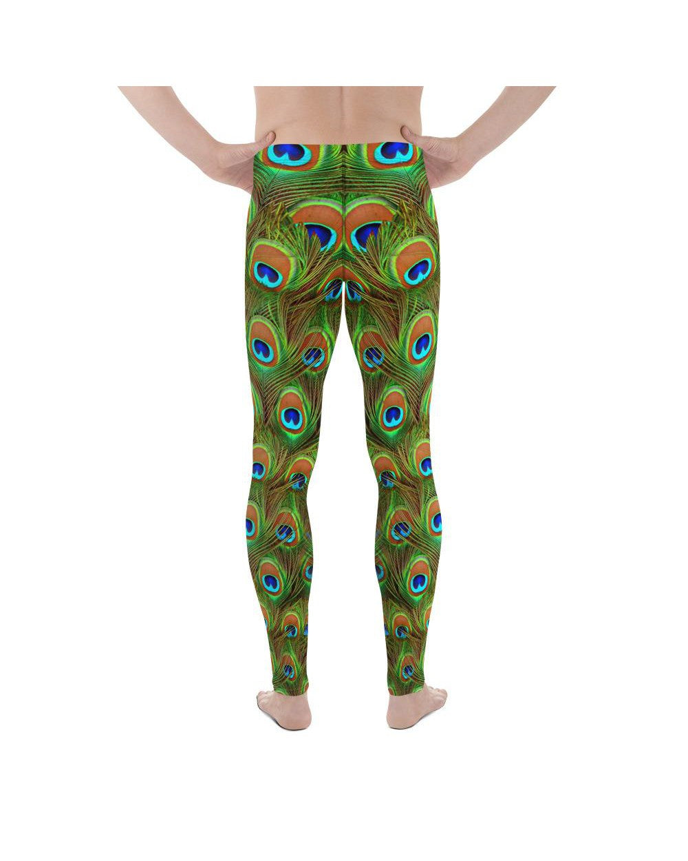 Peacock Feathered Meggings Gearbunch Men's Leggings