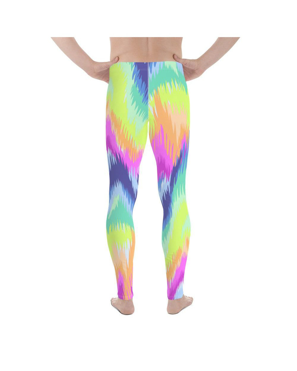 Rave Sound Wave Meggings Gearbunch Men's Leggings 