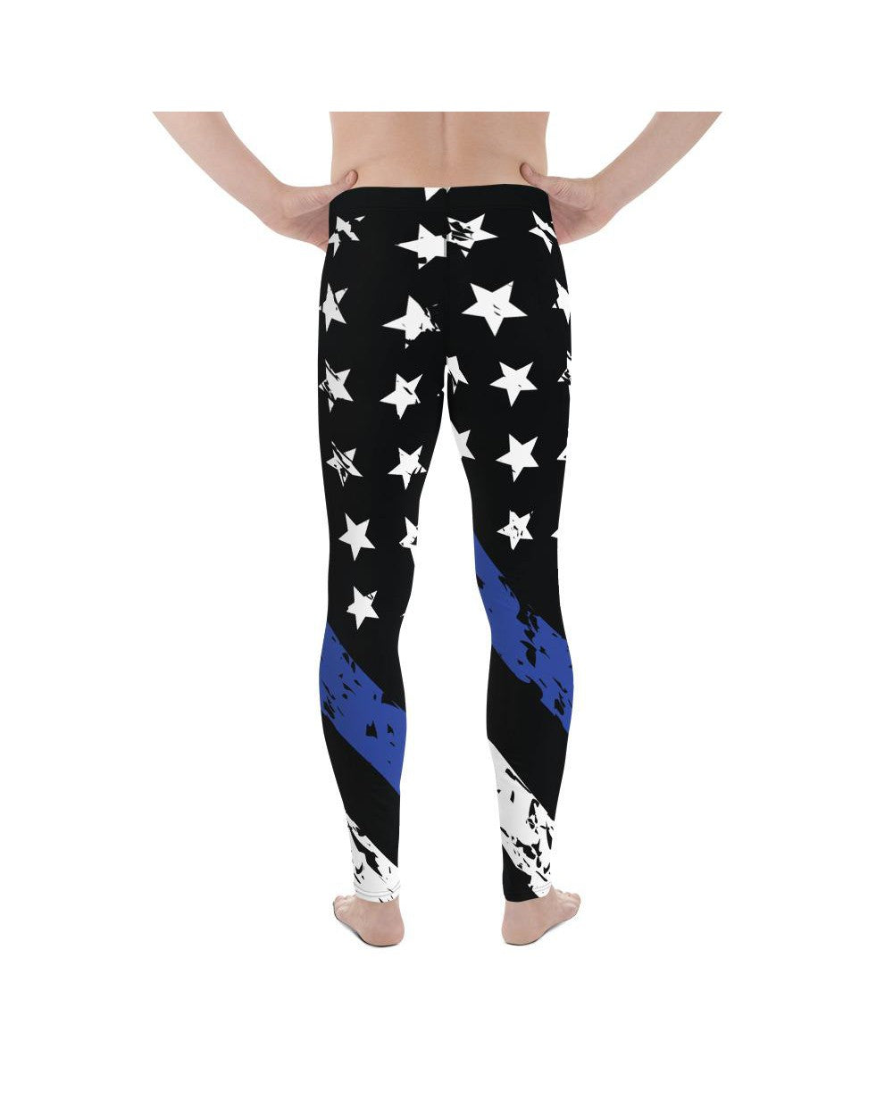 Thin Blue Line  Meggings Gearbunch Men's Leggings 