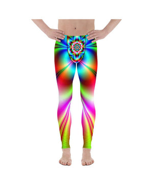 Psychedelic Neon Meggings Gearbunch Men's Leggings