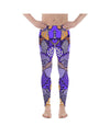 Purple Batik Floral Meggings Gearbunch